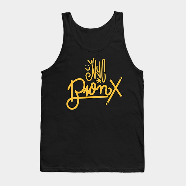 Bronx New York Graffiti Tag - Tag it Tank Top by Boogosh